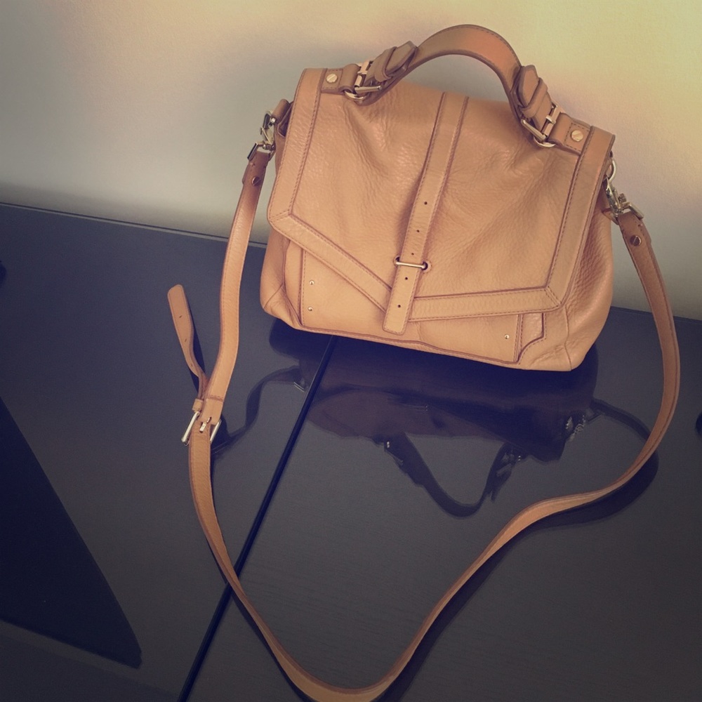 Tory Burch Camel soft-leather purse