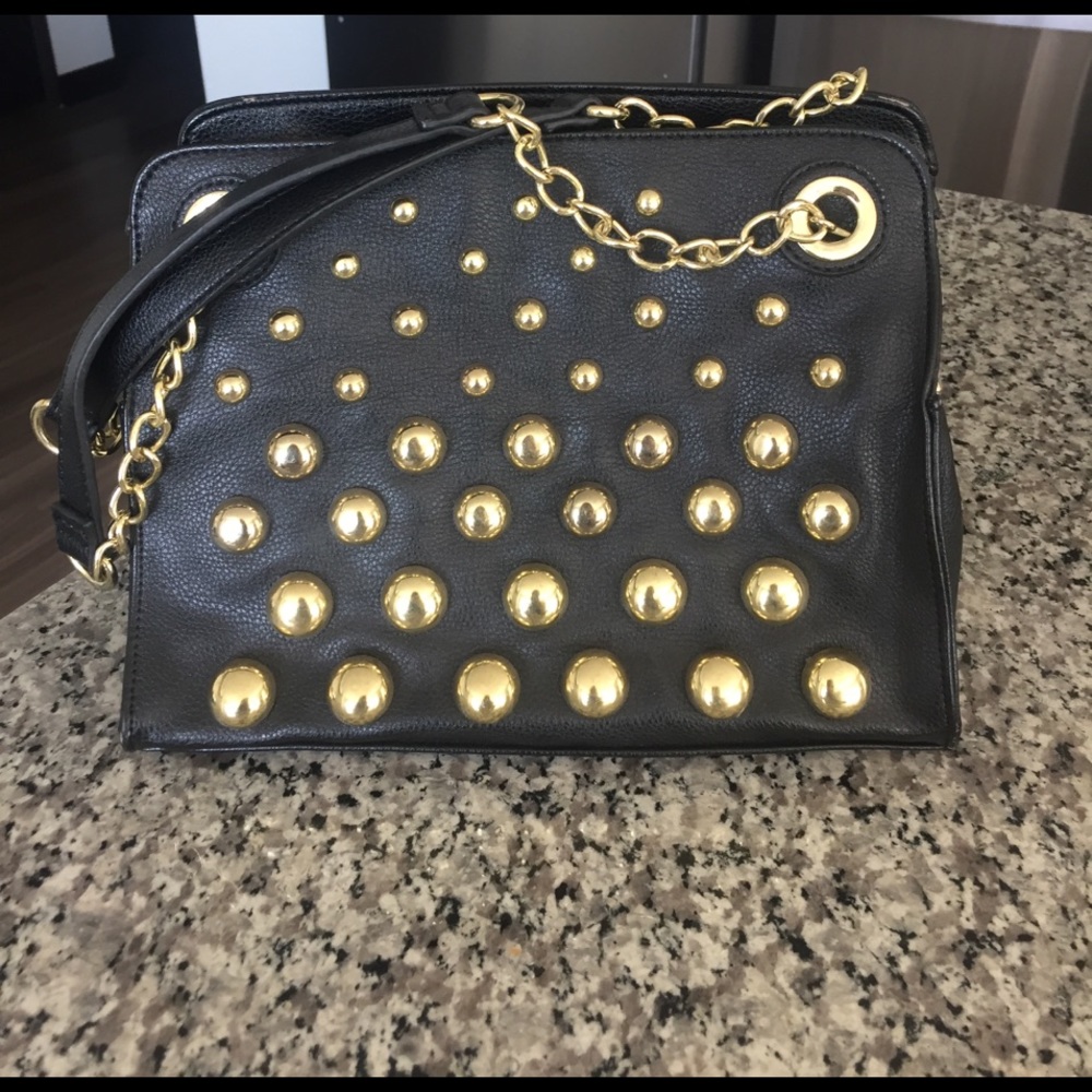 Betsey Johnson circa 2013 studded purse - Picture 1 of 5