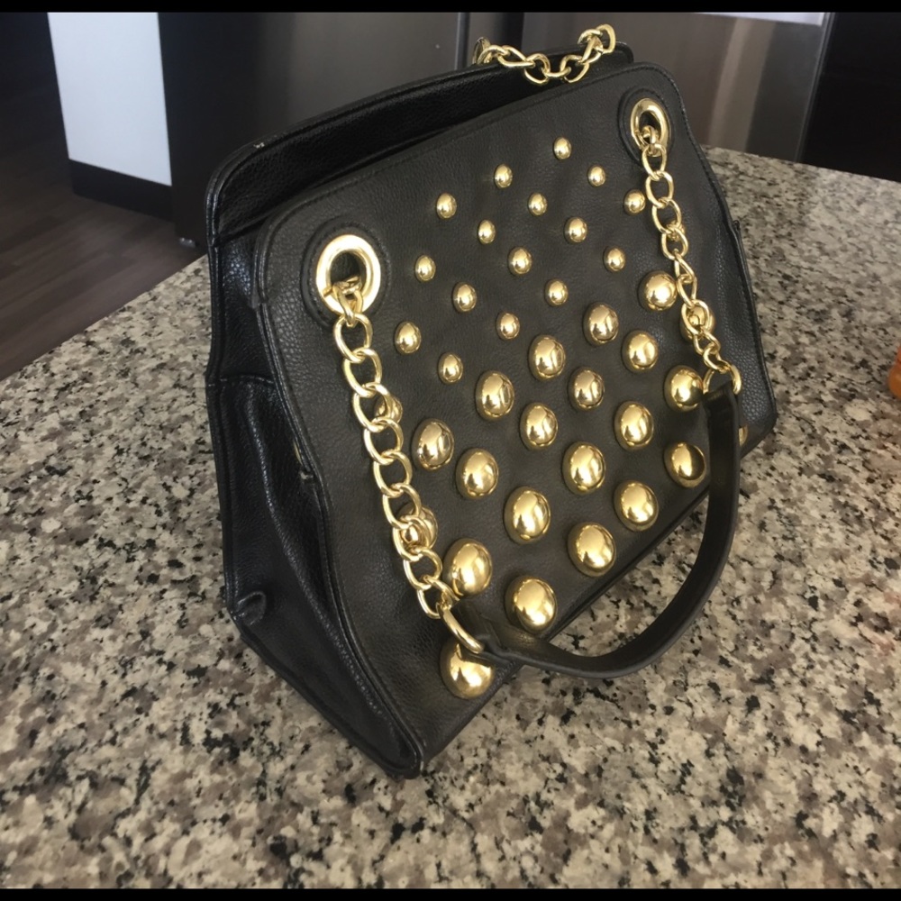 Betsey Johnson circa 2013 studded purse - Picture 2 of 5