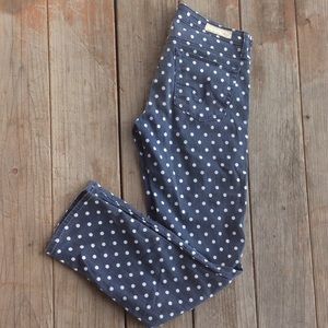 The Stevie, AG jeans. Polka dot. EUC