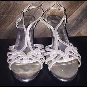 I.Miller silver heels