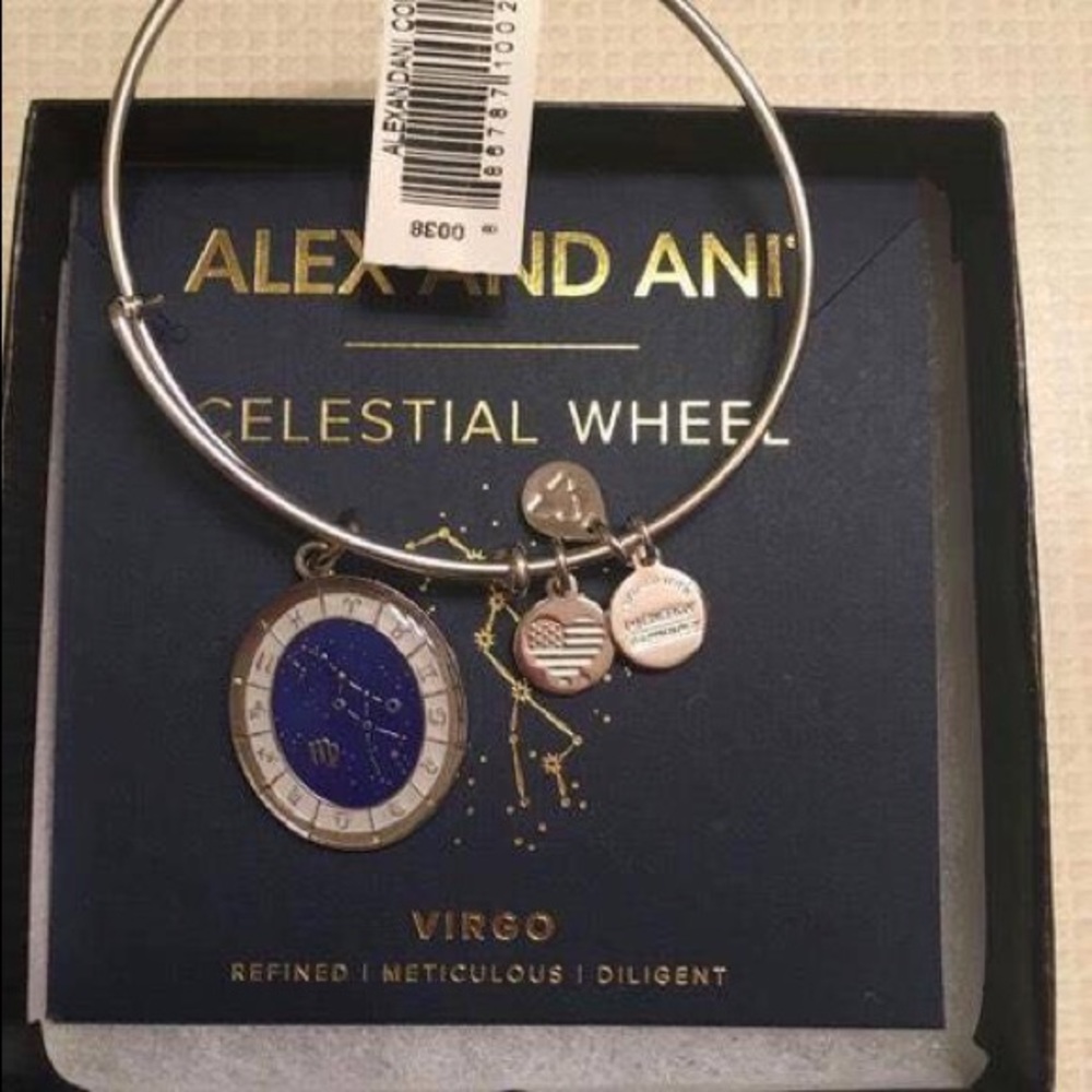 Alex and Ani Virgo Silver Bracelet