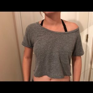 Grey, Pacsun Crop-Top