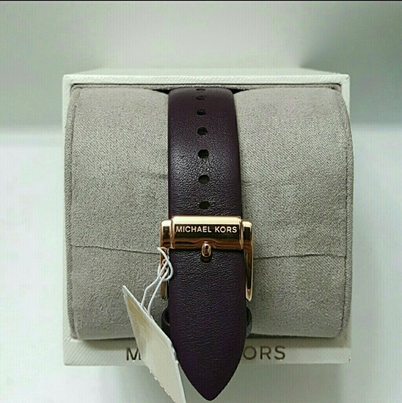 Sale, NWT Michael Kors rose plum watch main image 4