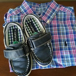 Carters Navy Blue Loafers