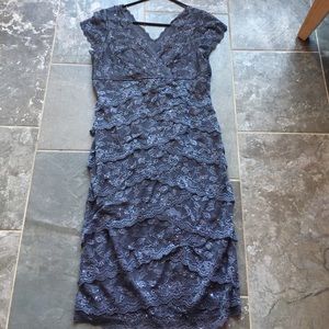 Grey sparkly dress