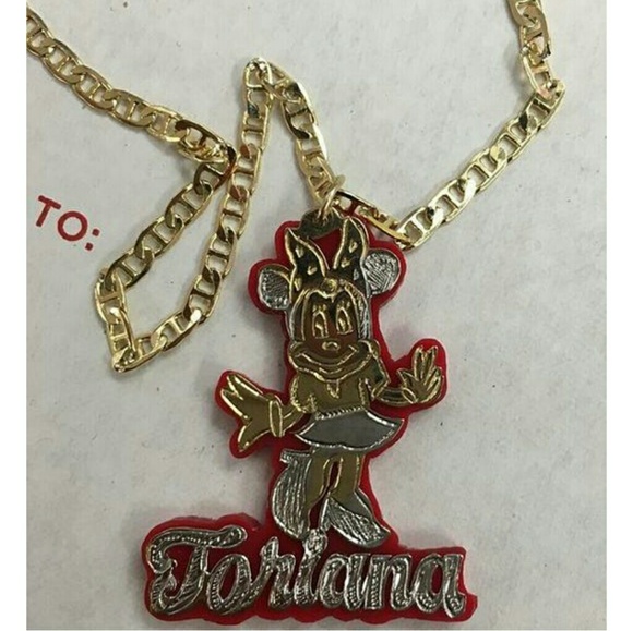 Cartoon  gold plated name plates - Picture 3 of 5