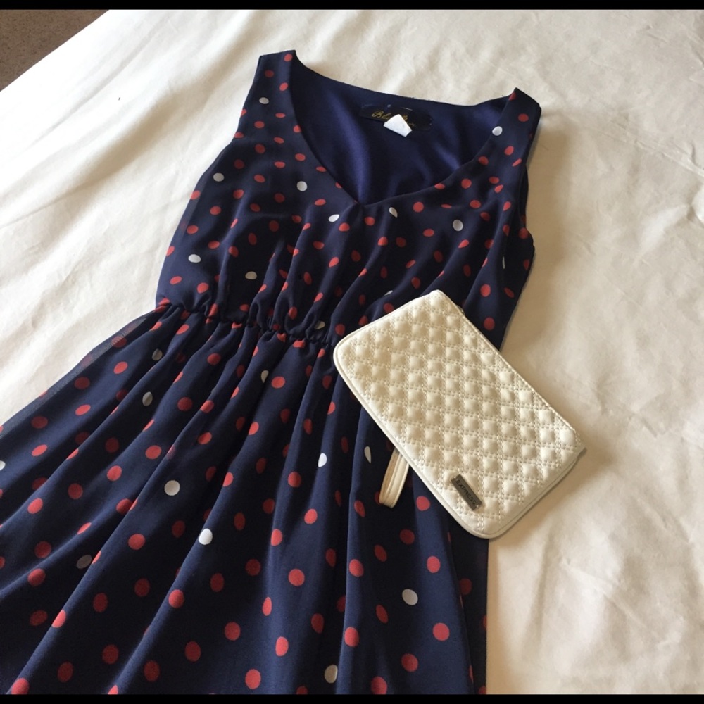 Francesca's Polka Dot Dress