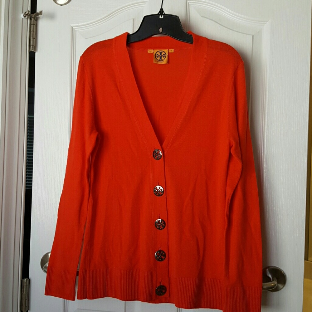 Tory Burch Merino Wool Cardigan