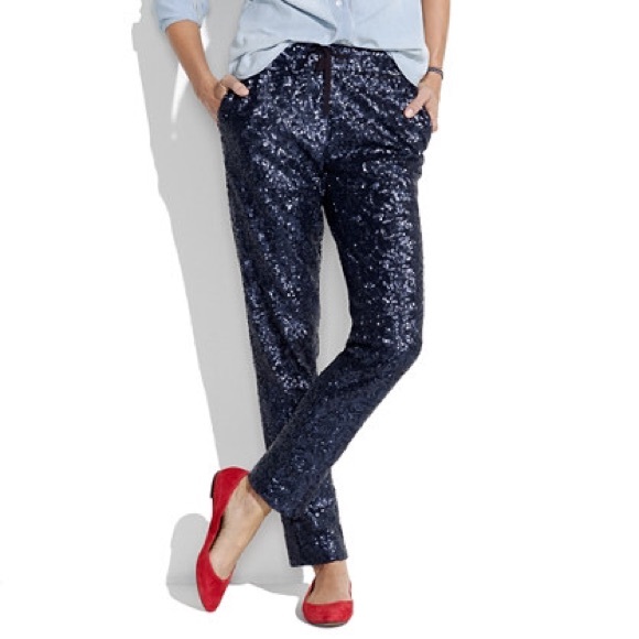 Madewell Pants - Sequin Drawstring pants