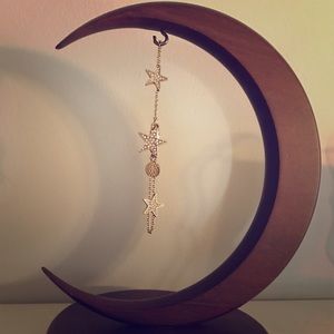 Michael Kors Gold Tone Pave Star Bracelet