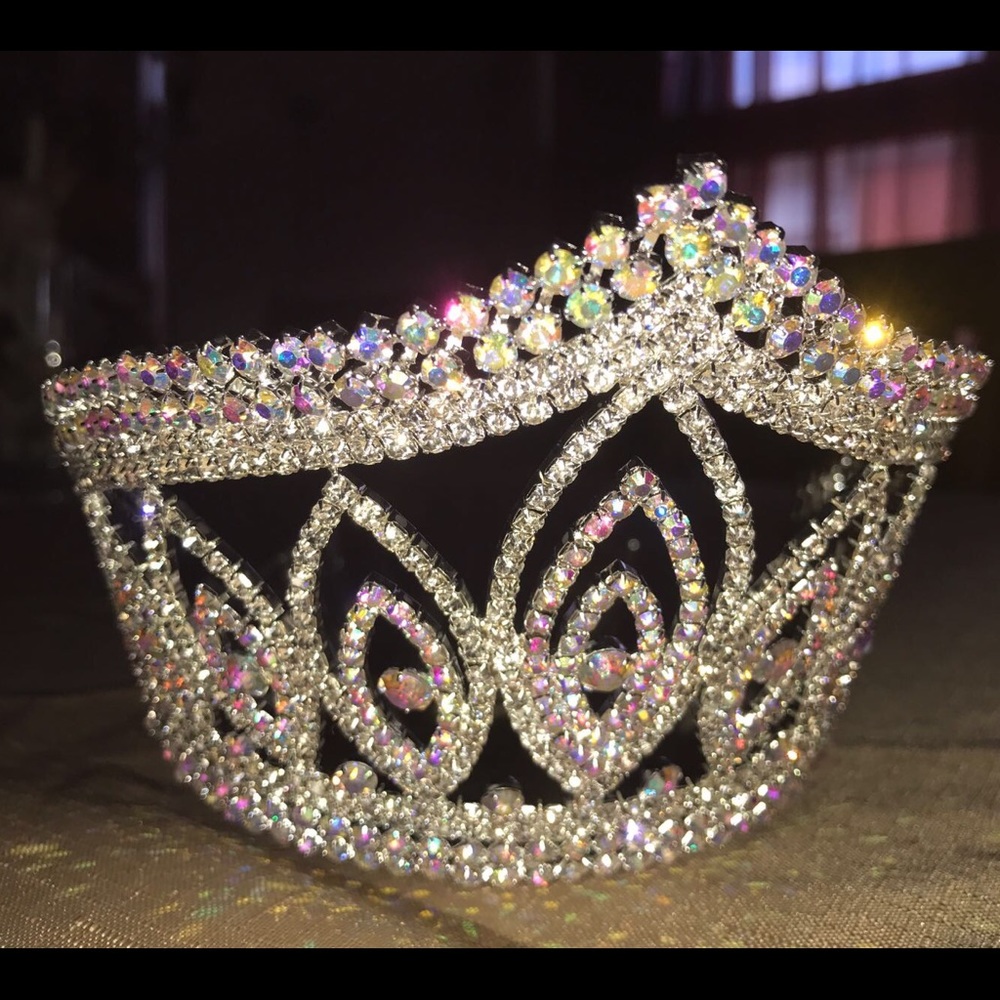 Royal Rhinestone Crown Tiara