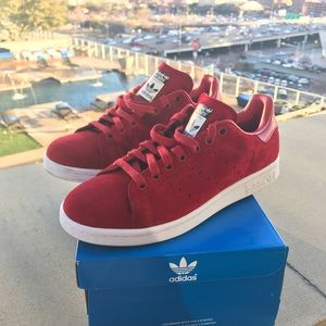 Adidas Stan Smith - Red Suede - US W Sz 7.5