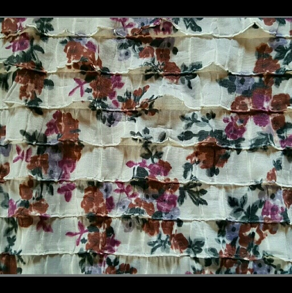 💣SOLD💥🌈 Free People Flippy ruffled Floral Dress - Picture 6 of 8