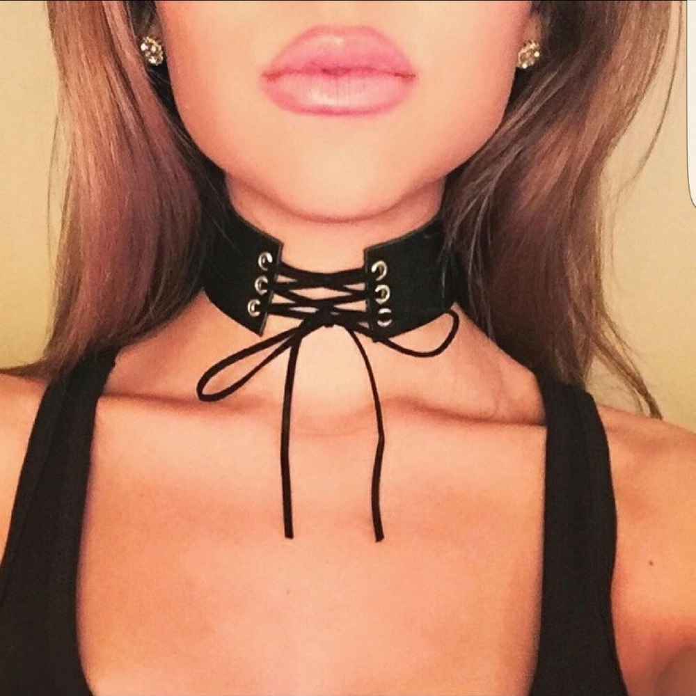 New Wide Velvet Ribbon Collar Choker Neck lace