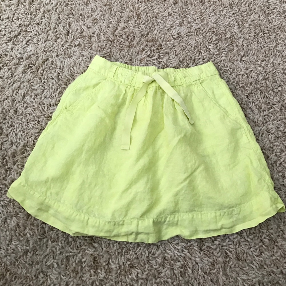 J. Crew linen skirt