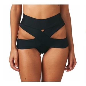 MONTCE Swim Black Criss Cross Bikini Bottom!