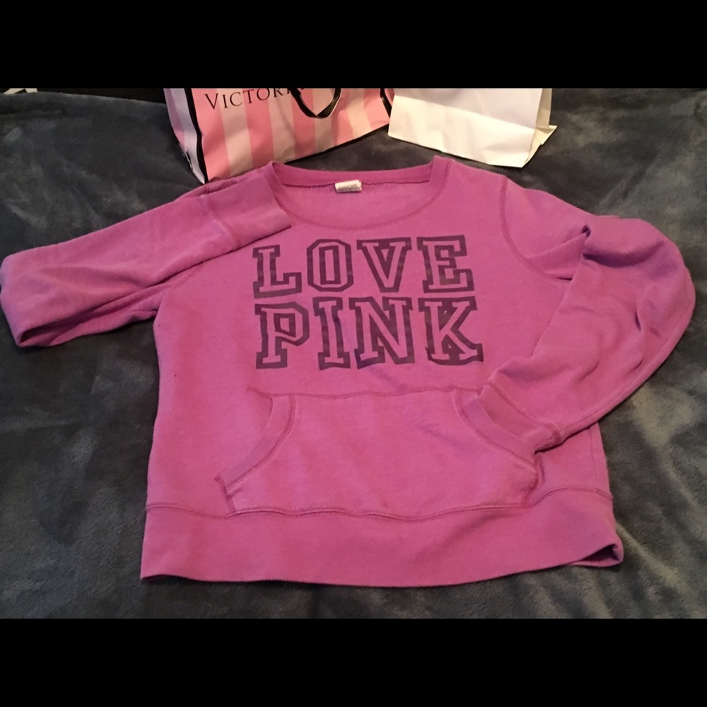 Pink sweatshirt