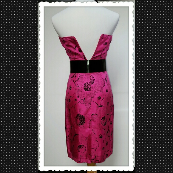 Anthropologie Strapless Floral Dress - Picture 2 of 5