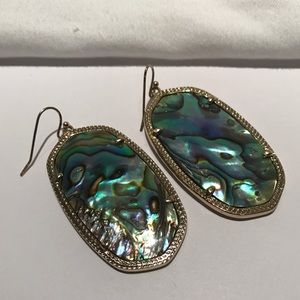 Kendra Scott abalone Danielle earrings