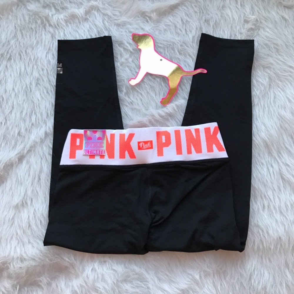 🆕NWT VS PINK reversible crop yoga legging