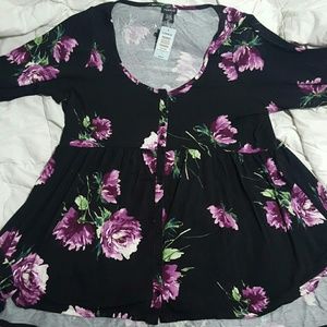 Torrid floral shirt