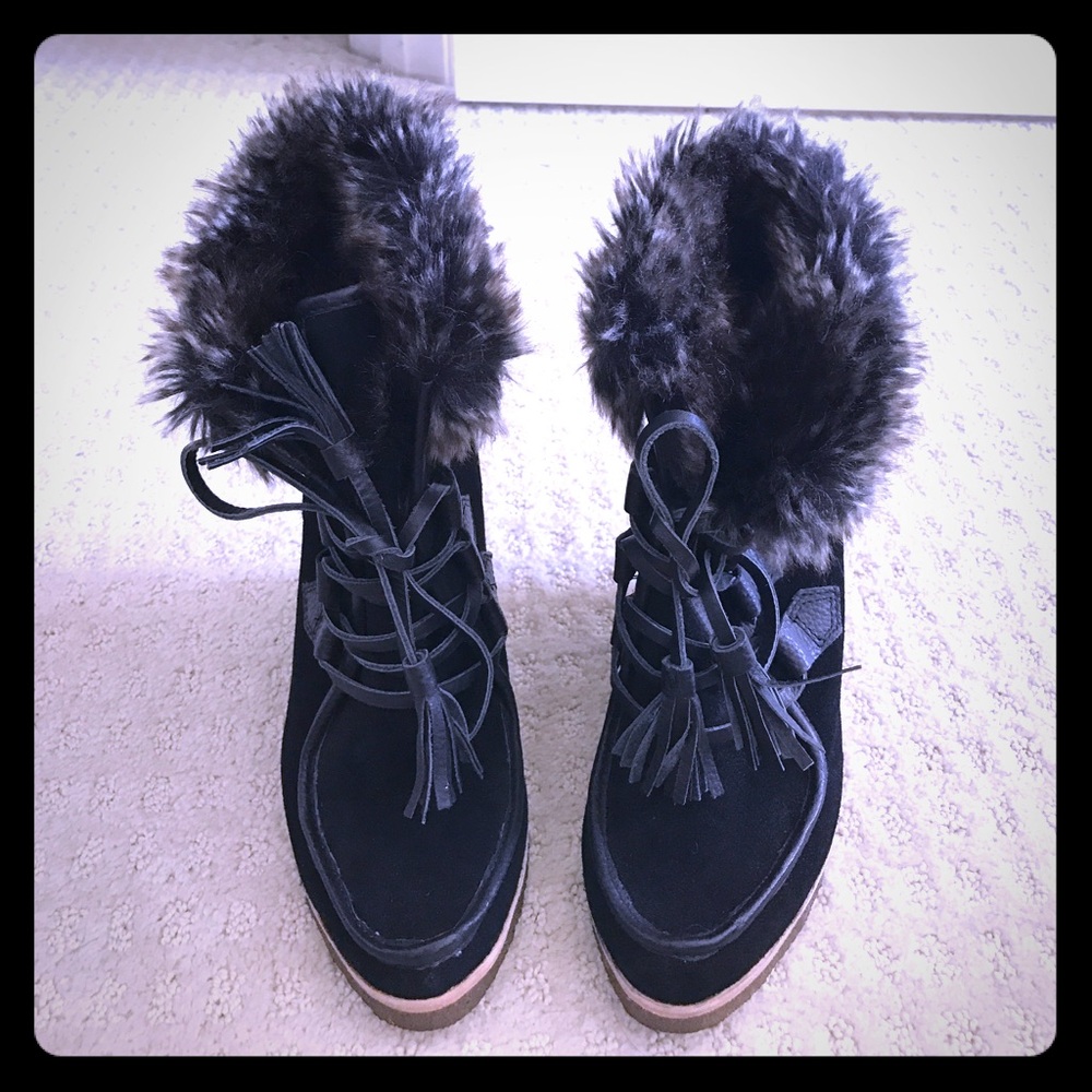 Faux Fur Booties