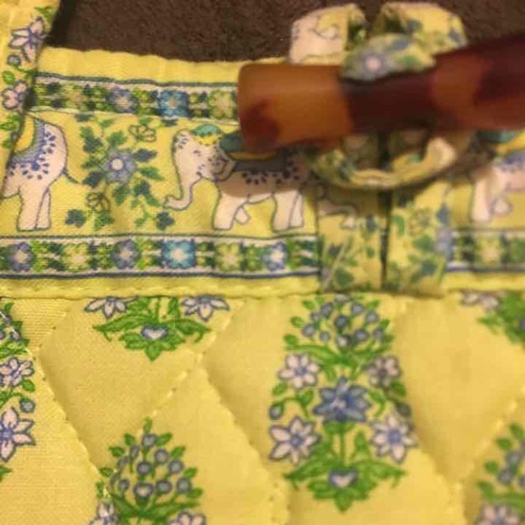 Vera Bradley "Citrus" Toggle Tote - Picture 2 of 4