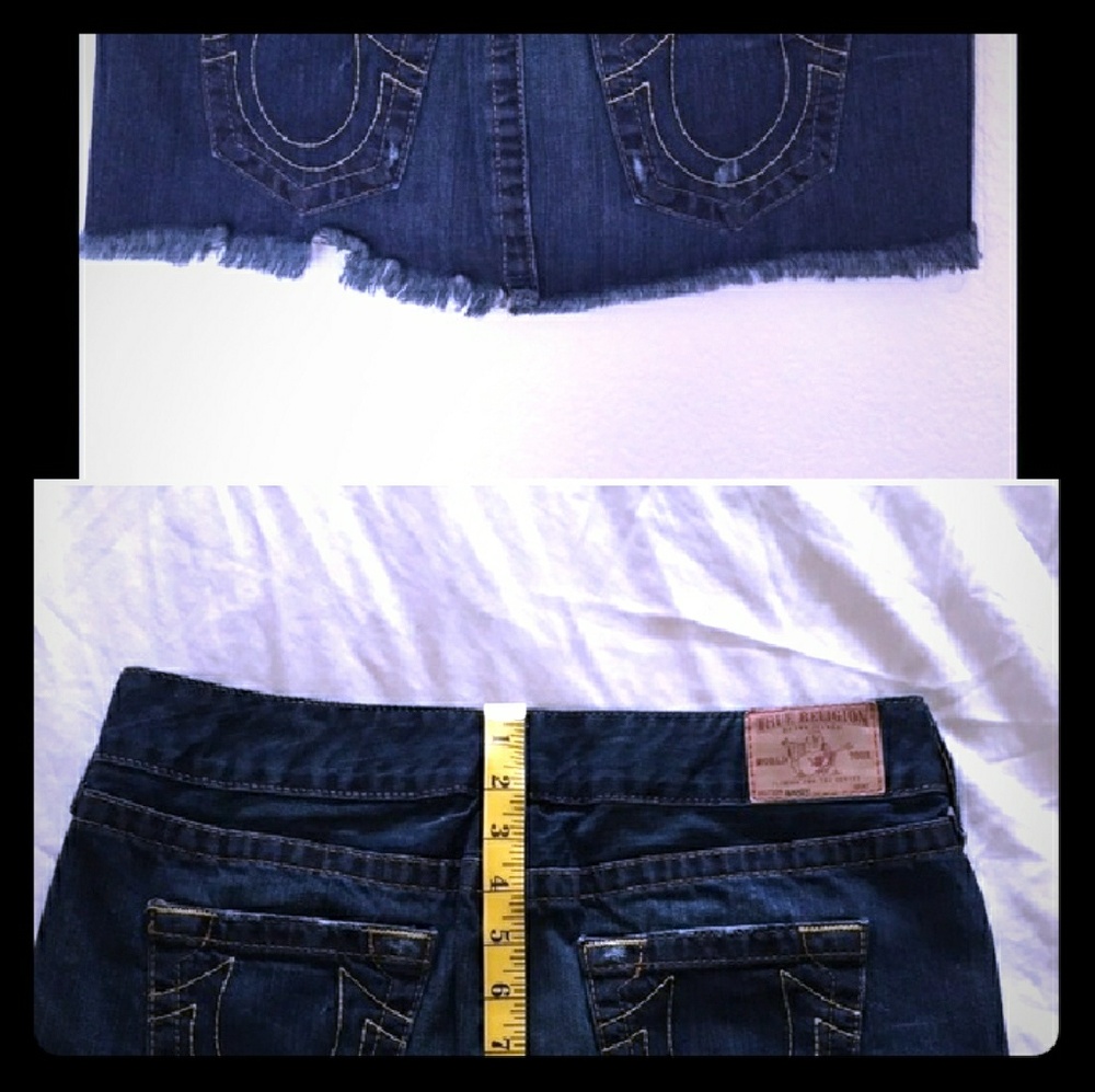 True religion mini skirt