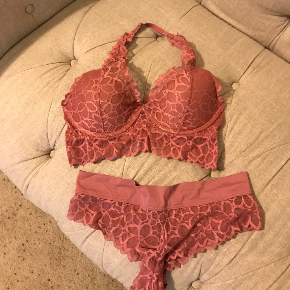 PINK Bralette & Panty set
