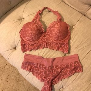 PINK Bralette & Panty set