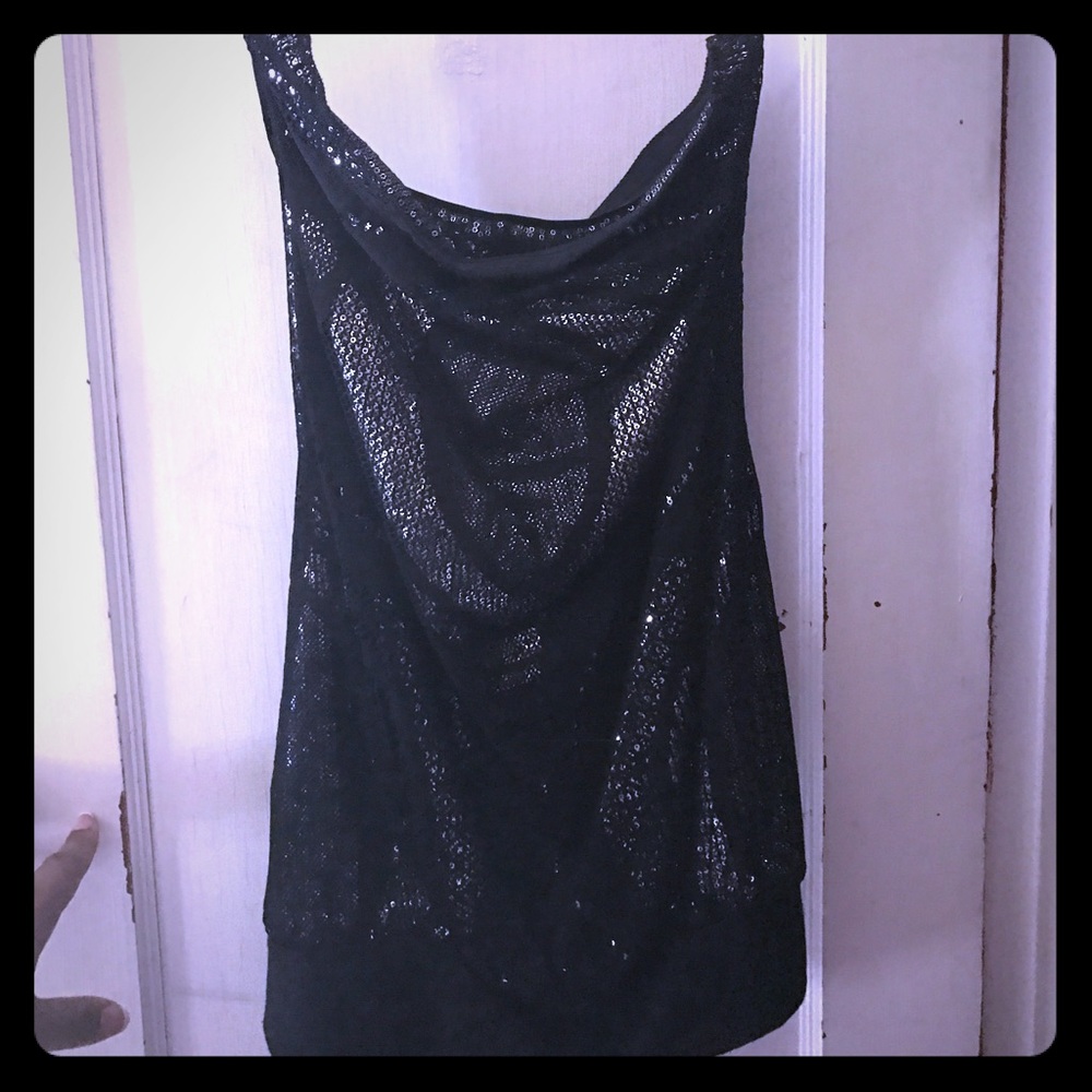 Sparkly strapless Tunic
