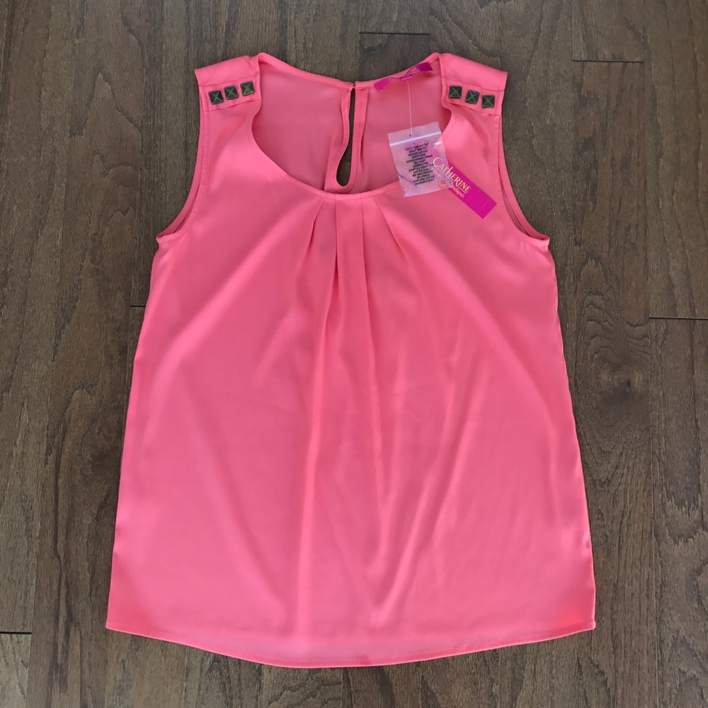 Catherine Malandrino Salmon Top