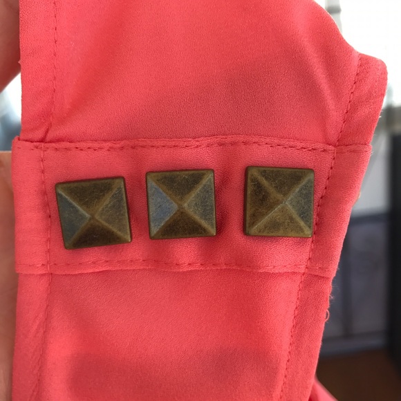 Catherine Malandrino Salmon Top - Picture 5 of 7