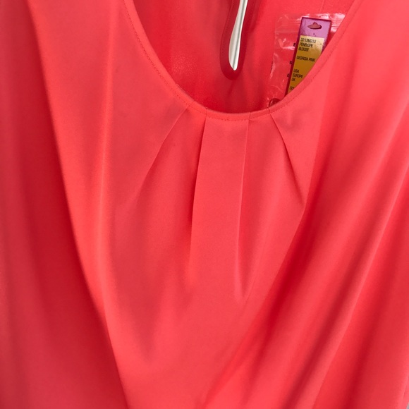 Catherine Malandrino Salmon Top - Picture 6 of 7