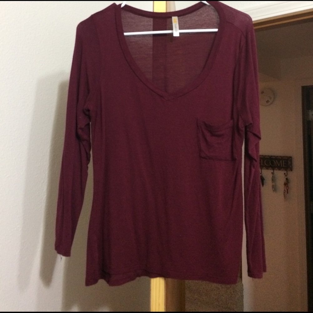 Maroon long sleeve
