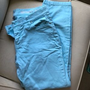 Perfect condition Robins Egg blue ankle jeans