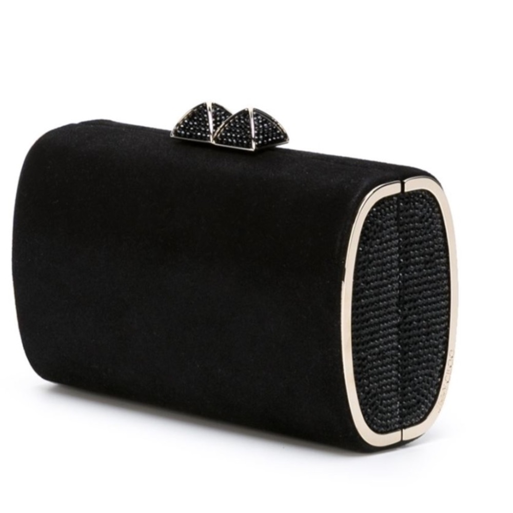 Jimmy choo black clutch