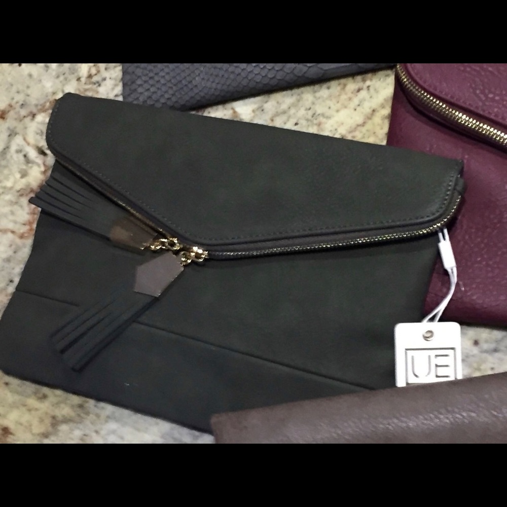 Crossbody Vegan Leather-press Purse Brooklyn Olive