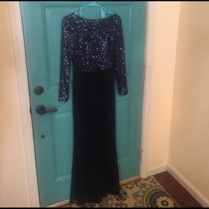 Midnight blue Formal evening gown