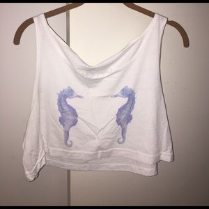 Seahorse crop top