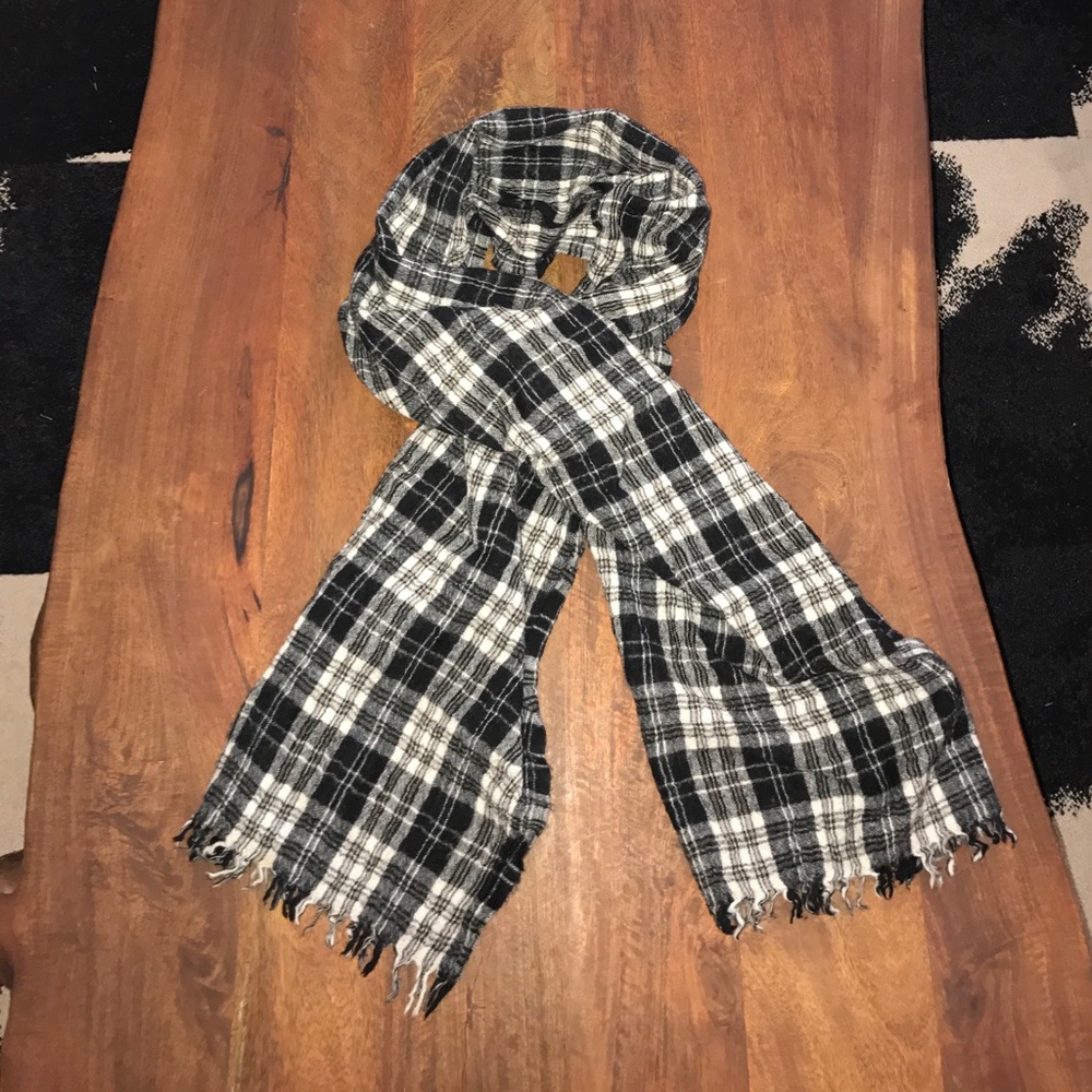 J Crew vintage plaid scarf.
