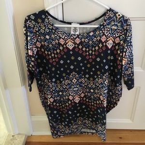 Agnes and Dora floral dolman sleeve top