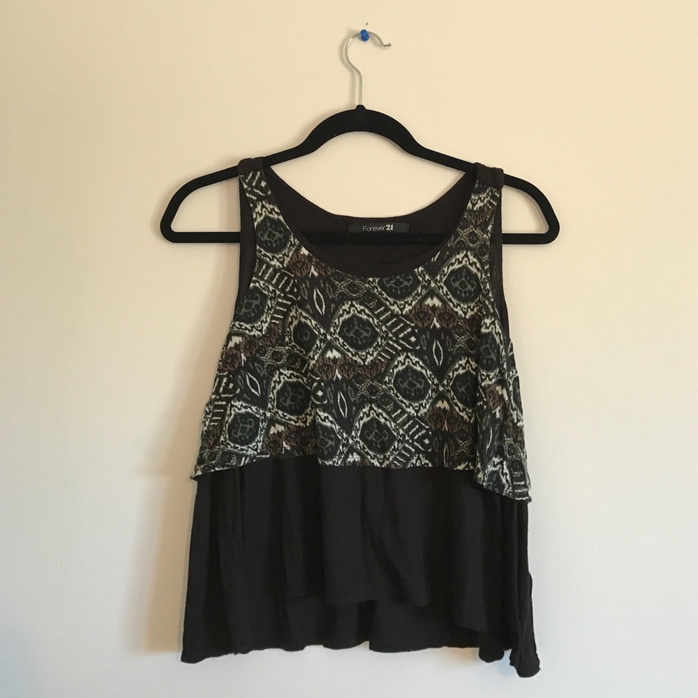 TRIBAL PRINT TANK TOP