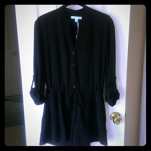 NWT She + Sky Black Romper NWT She + Sky Black Romper
