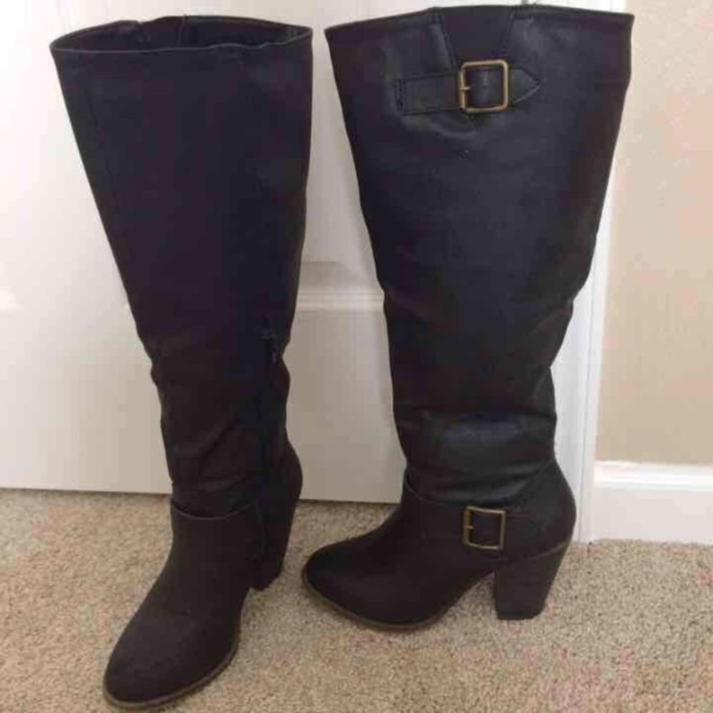 Tall Black Boots