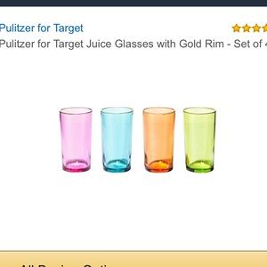 2 sets of lily Pulitzer glasses