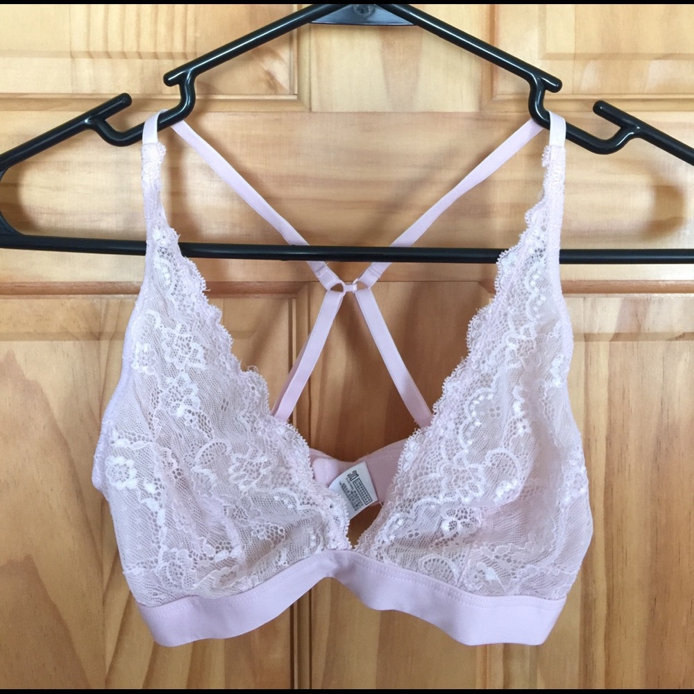 Forever 21 babydoll pink Lacey bralette