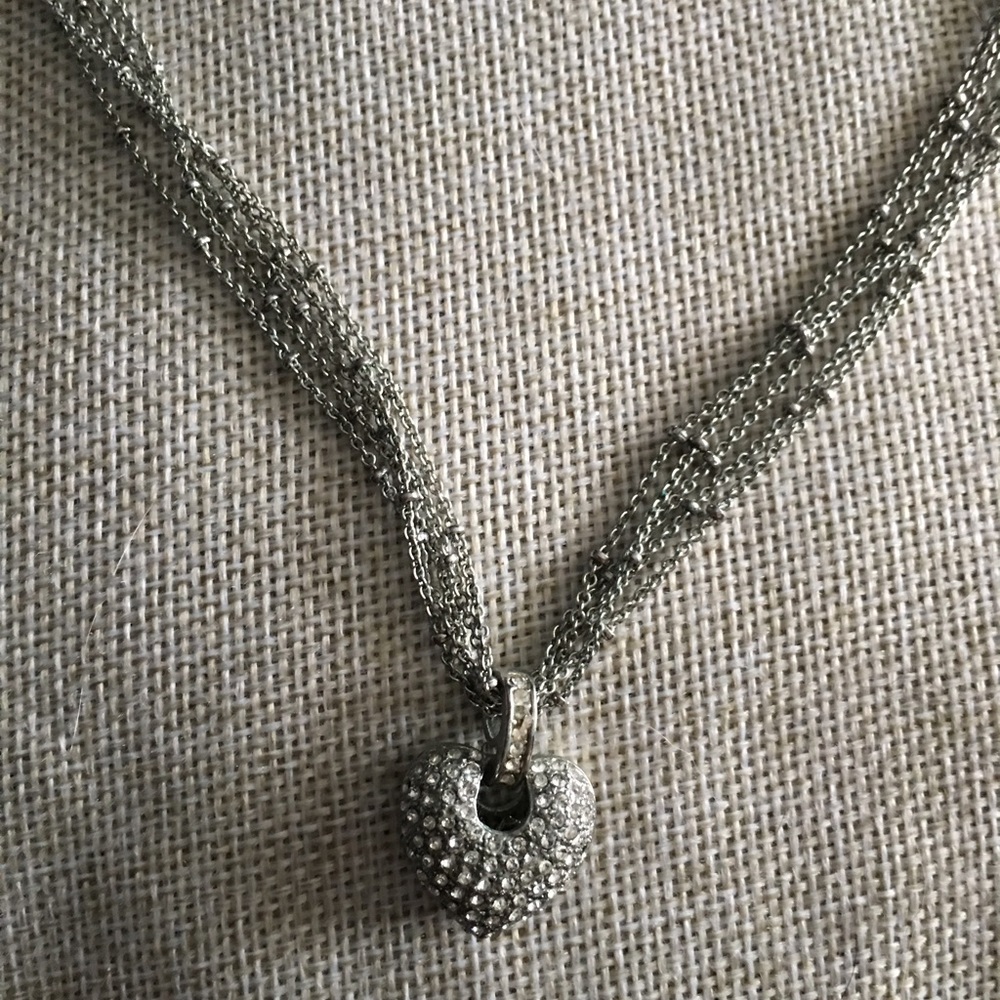 Reversible heart Pendent necklace