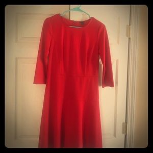 Tailored, professional Red Dress